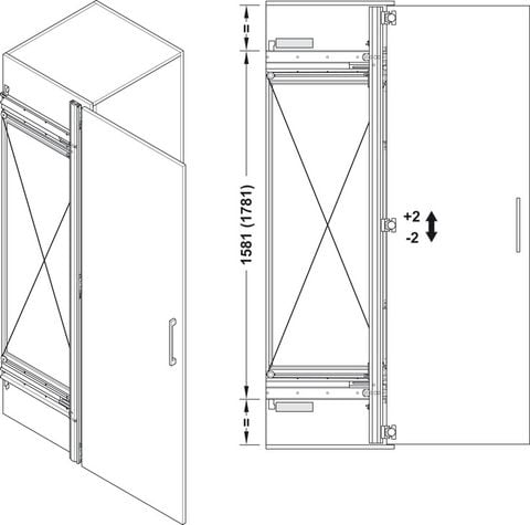 Phụ Kiện Cửa Trượt Finetta Spinfront 30/50 1D Hafele 408.45.022
