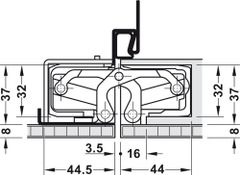 Bản lề âm TE640 3D A8, SSS Hafele 924.17.525 ảnh 5