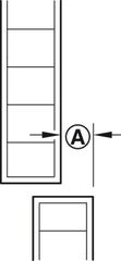 Bộ của lùa pivot DOOR 600mm Hafele 408.07.609 ảnh 6