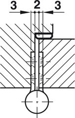 Bản lề lá 2BB đồng rêu 102x89x3mm Hafele 926.20.909 ảnh 3
