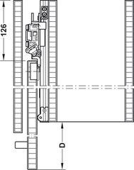 Phụ Kiện Cửa Trượt Finetta Spinfront 30/50 1D Hafele 408.45.022 ảnh 2