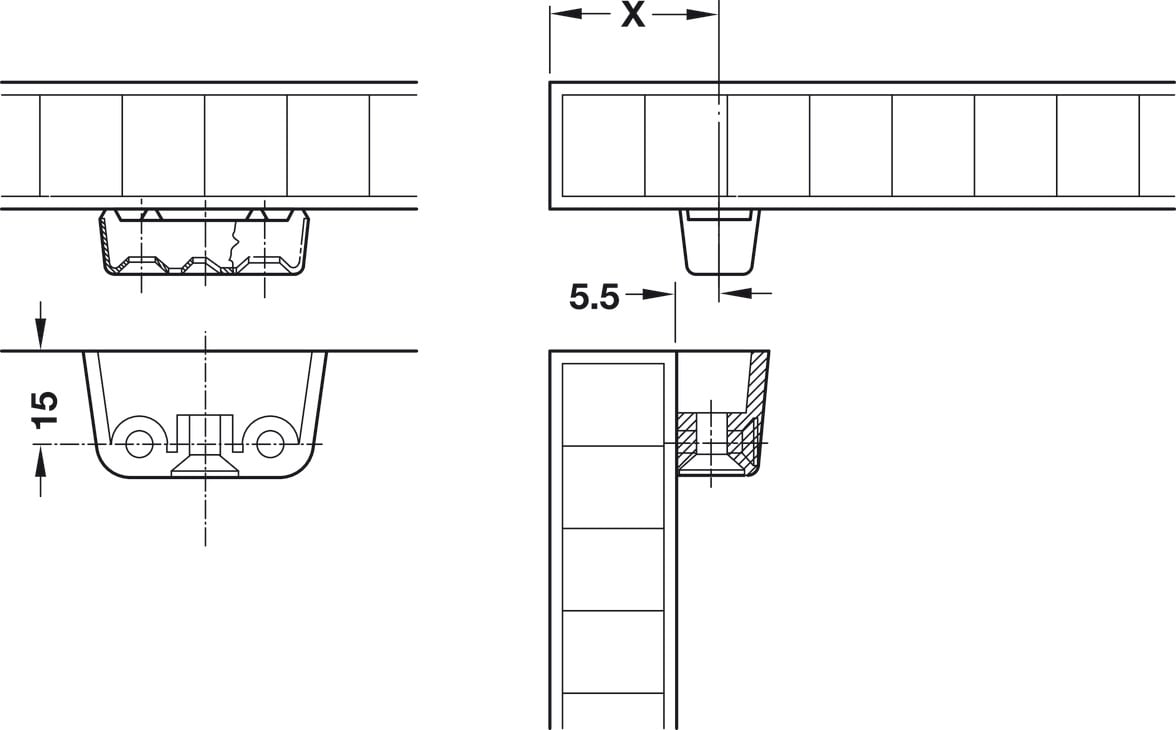 Liên kết RTA nâu 37x20x13mm Hafele 262.61.100 - So sánh liên kết RTA nâu 37x20x13mm Häfele 262.61.100 với loại liên kết khác Liên kết RTA nâu 37x20x13mm Hafele 262.61.100 - So sánh liên kết RTA nâu 37x20x13mm Häfele 262.61.100 với loại liên kết khác