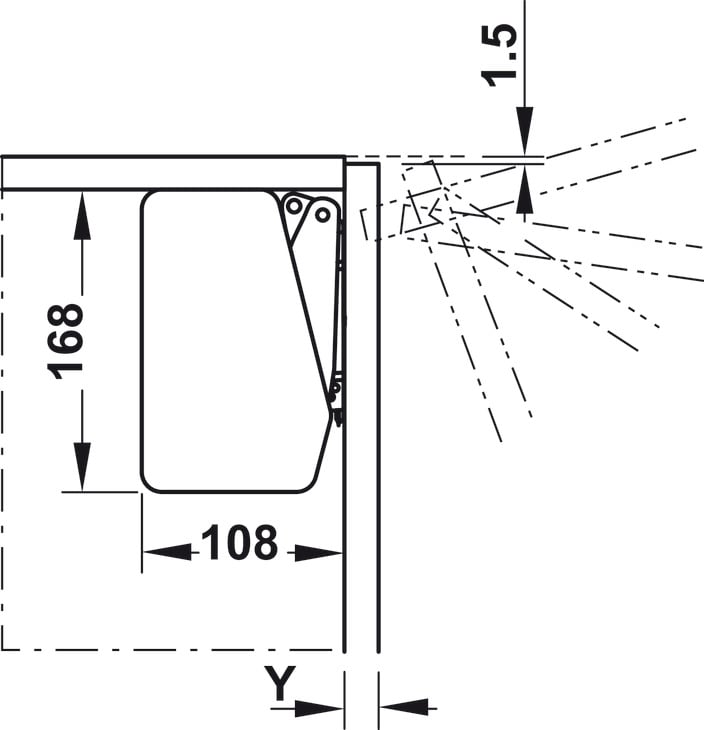 Bộ Tay Nâng Free Flap 1.7 Màu Trắng Hafele 493.05.820 - Lật lên, gập đôi hay nâng song song: chọn thế nào? Bộ Tay Nâng Free Flap 1.7 Màu Trắng Hafele 493.05.820 - Lật lên, gập đôi hay nâng song song: chọn thế nào?