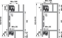 Phụ Kiện Cửa Trượt Tủ Slido Fold 20VF Hafele 401.30.009 ảnh 5