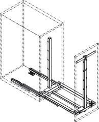 Bộ Rổ Kéo Dipensa Junior III 400mm Hafele 545.11.573 ảnh 4