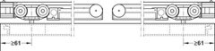 Phụ Kiện Cửa Trượt Slido Classic 120-I Hafele 941.25.047 ảnh 6