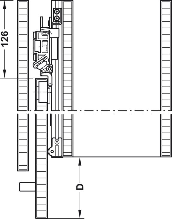Bộ phụ kiện F-Park72 50A 2200-2700/560mm Hafele 408.45.026 - Giữ bộ phụ kiện F-Park72 50A 2200-2700/560mm Häfele 408.45.026 luôn êm và bền