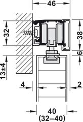 Phụ Kiện Cửa Trượt Slido Classic 120-O Hafele 941.02.046 ảnh 6