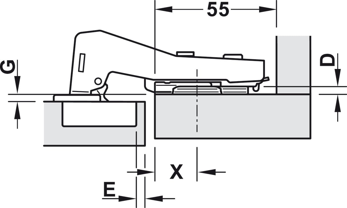 Bản Lề Tủ Metalla A 90º Góc Mù Hafele 311.83.901 - Những lưu ý khi thi công bản lề