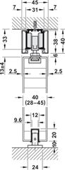 Phụ Kiện Cửa Trượt Slido Classic 120-O Hafele 941.02.046 ảnh 4
