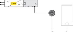 Cổng Sạc USB 12V Hafele 833.73.751 ảnh 5