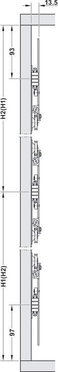Bộ phụ kiện Slido F-Park71 25B 600mm Hafele 408.25.005 - Đặt bộ phụ kiện Slido F-Park71 25B 600mm Häfele 408.25.005 ở đâu uy tín?