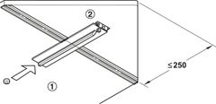 Bộ phụ kiện bàn xếp =KL Hafele 642.40.008 ảnh 5