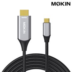 Cáp Chuyển Đổi Mokin USB-C Sang HDMI 4K@60Hz 1.8m MOUC2601