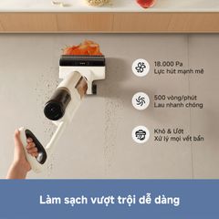 Máy hút bụi lau nhà Dreame Mova K30 gập nghiêng 180° ảnh 3