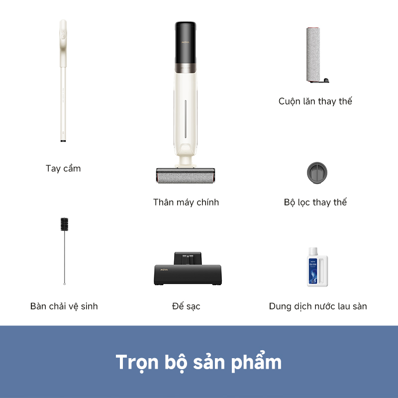 Máy hút bụi lau nhà Dreame Mova K30 gập nghiêng 180° – ảnh 8