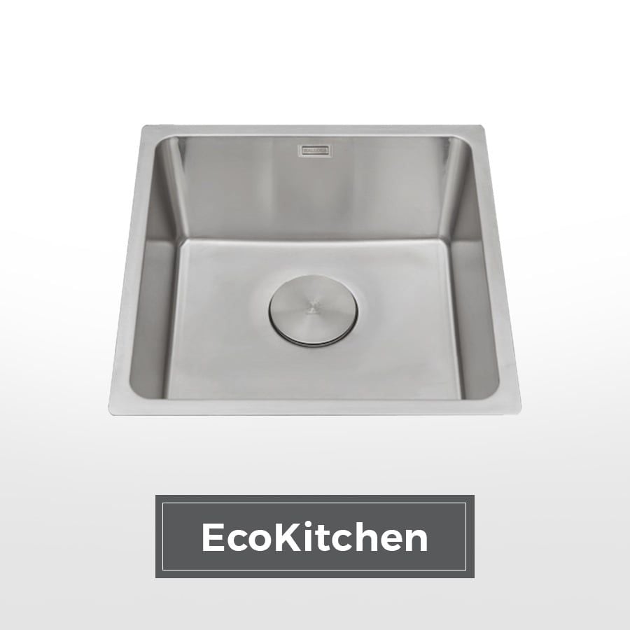 Chậu rửa chén 1 hố inox 304 kích thước 54cm – lắp âm hoặc dương Malloca MS6054