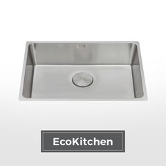 Chậu rửa chén 1 hố inox 304 kích thước 74cm – lắp âm hoặc dương Malloca MS6074