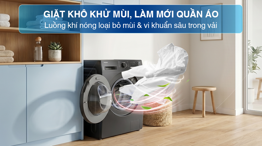 Máy giặt sấy Samsung Ecobubble Inverter giặt 10 kg - sấy 6 kg WD10HG4U04BBSV – ảnh 5