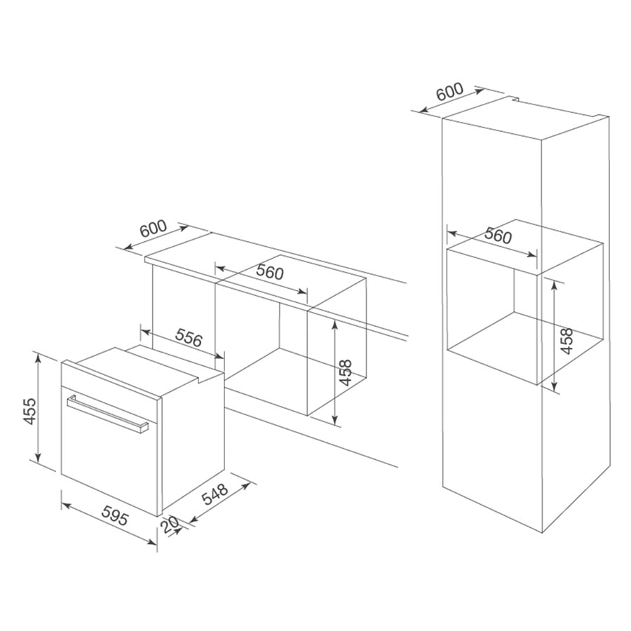 Lò vi sóng âm tủ kết hợp nướng 45cm dung tích 50L Malloca MW950BS - Chức năng và 9 chương trình của MW950BS Lò vi sóng âm tủ kết hợp nướng 45cm dung tích 50L Malloca MW950BS - Chức năng và 9 chương trình của MW950BS