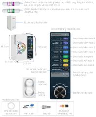 Máy lọc nước điện giải ion kiềm ROBOT IonStar 5X 5 tấm điện cực