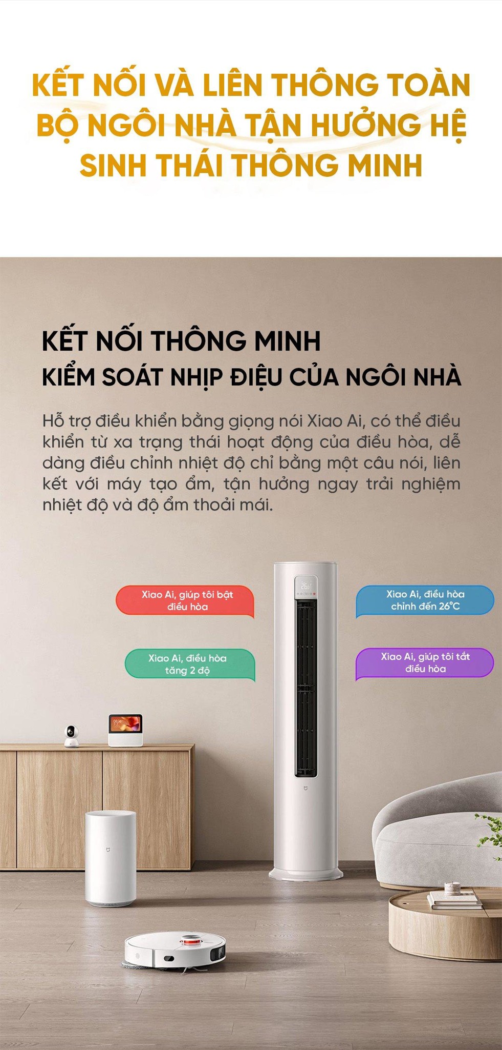 Điều hòa cây Xiaomi Mijia KFR-120LW/N1A3 5HP 2 chiều – ảnh 5