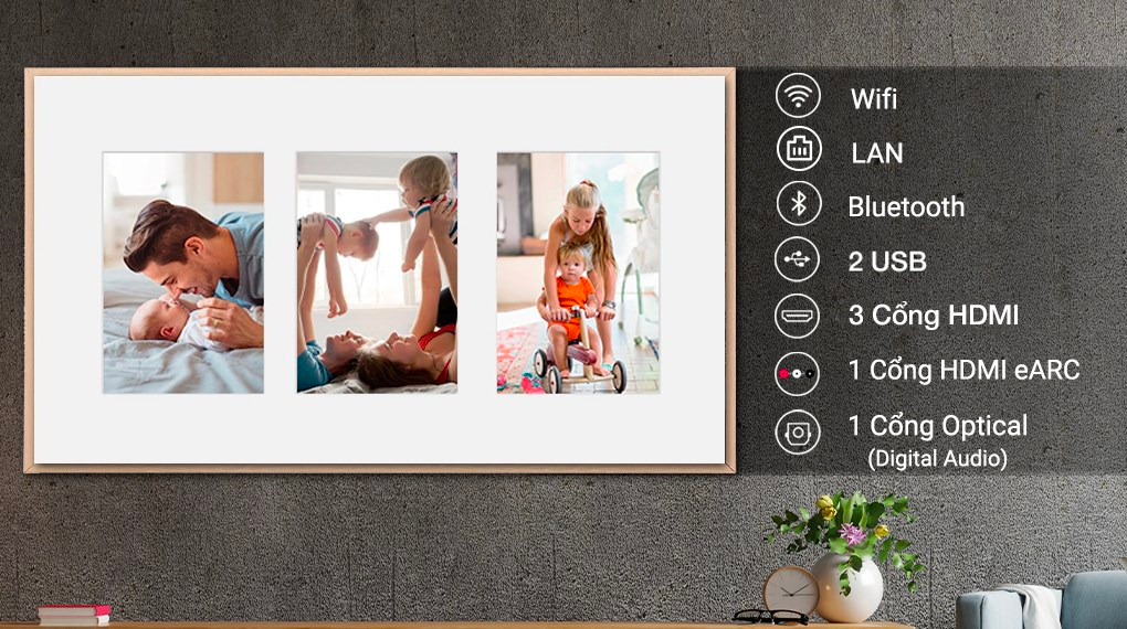 Tivi khung tranh The Frame Samsung 4K 43 inch QA43LS03B – ảnh 4