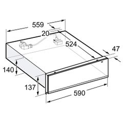 Ngăn giữ ấm Gaggenau 20 lít WS461112 Series 400 ảnh 5