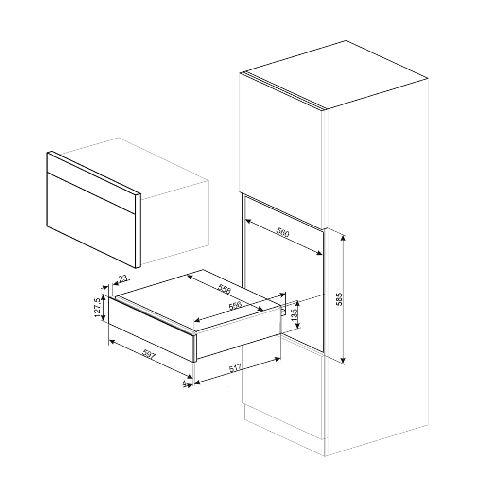 Ngăn giữ ấm Smeg 21 lít CPR115B3 Linea Aesthetic – ảnh 7