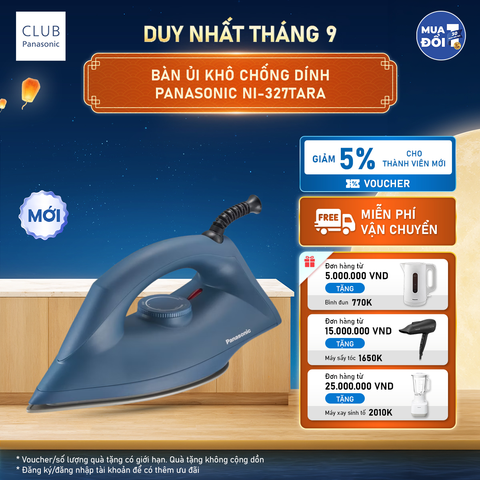 Bàn ủi khô chống dính Panasonic NI-327TARA