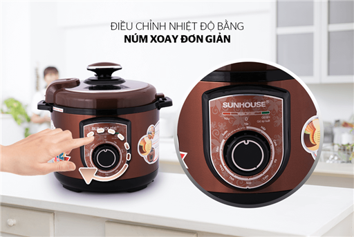 Nồi áp suất điện đa năng Sunhouse SHD1550 – ảnh 3