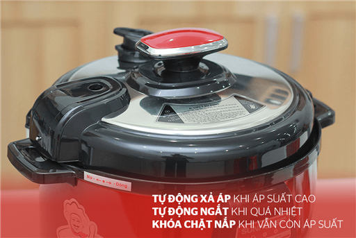 Nồi áp suất điện đa năng Sunhouse SHD1552 đỏ – ảnh 6