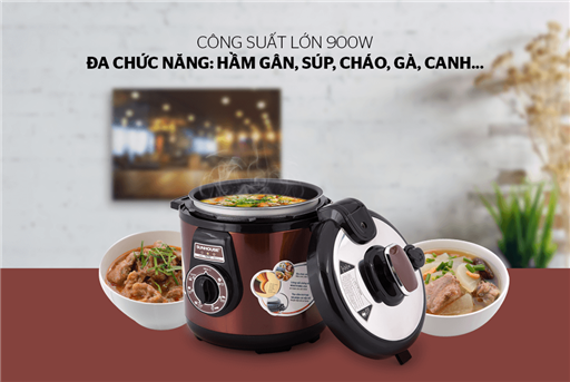 Nồi áp suất điện đa năng Sunhouse SHD1562 – ảnh 5