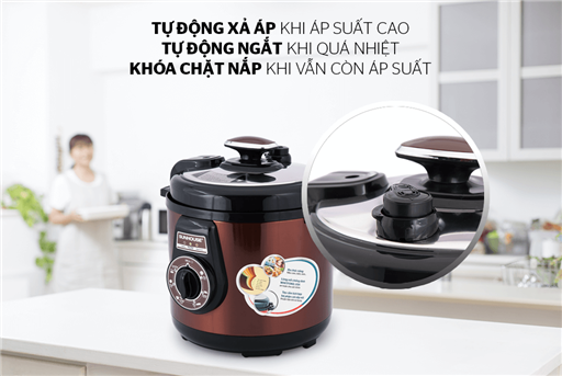 Nồi áp suất điện đa năng Sunhouse SHD1562 – ảnh 6