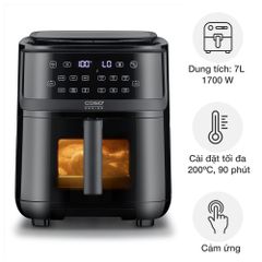 Nồi chiên không dầu kèm hấp CASO AirFry & Steam 700