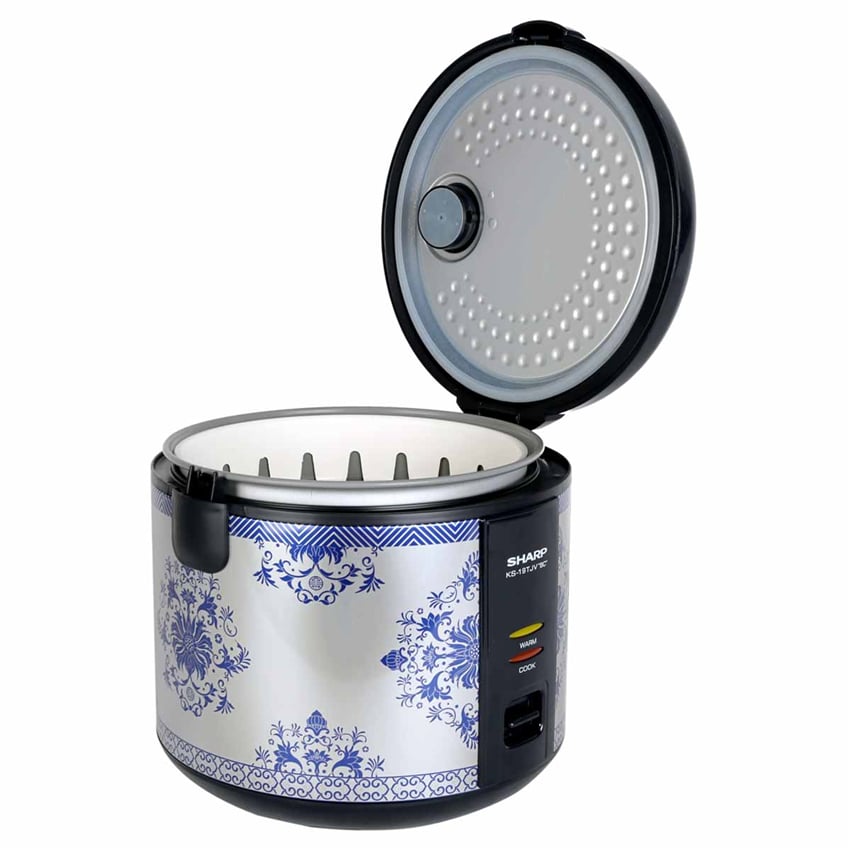 Nồi cơm điện dòng chống dính tăng cường xửng hấp Sharp 1.8 lít KS-19TJV-BC – ảnh 4
