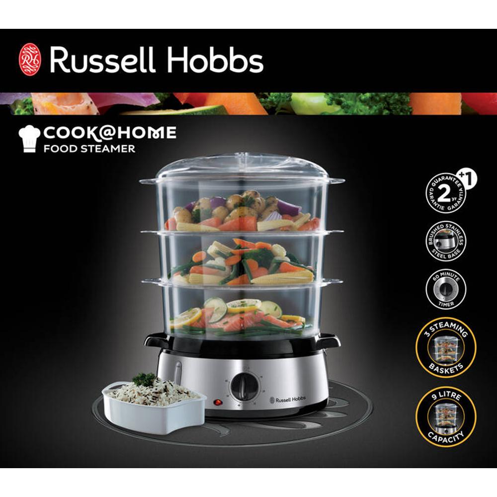 Nồi Hấp Điện 3 Tầng Russell Hobbs 19270-56 – ảnh 2