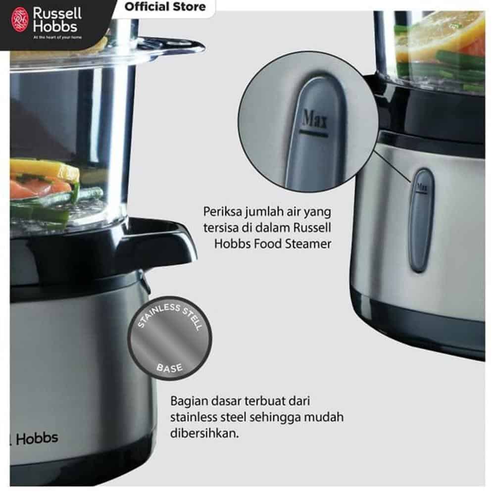 Nồi Hấp Điện 3 Tầng Russell Hobbs 19270-56 – ảnh 3