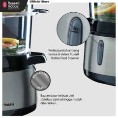 Nồi Hấp Điện 3 Tầng Russell Hobbs 19270-56 ảnh 3