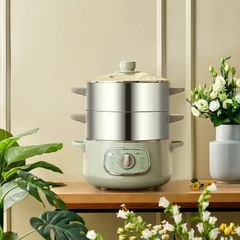 Nồi hấp và nấu lẩu điện đa năng Bear DZG-D80G5 ảnh 2