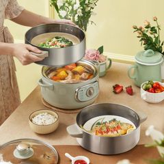 Nồi hấp và nấu lẩu điện đa năng Bear DZG-D80G5 ảnh 3