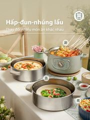 Nồi hấp và nấu lẩu điện đa năng Bear DZG-D80G5 ảnh 8