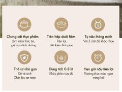 Nồi nấu chậm Bear DDZ-A08T8 ảnh 6