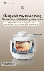 Nồi nấu chậm Bear DDZ-A08T8 ảnh 8