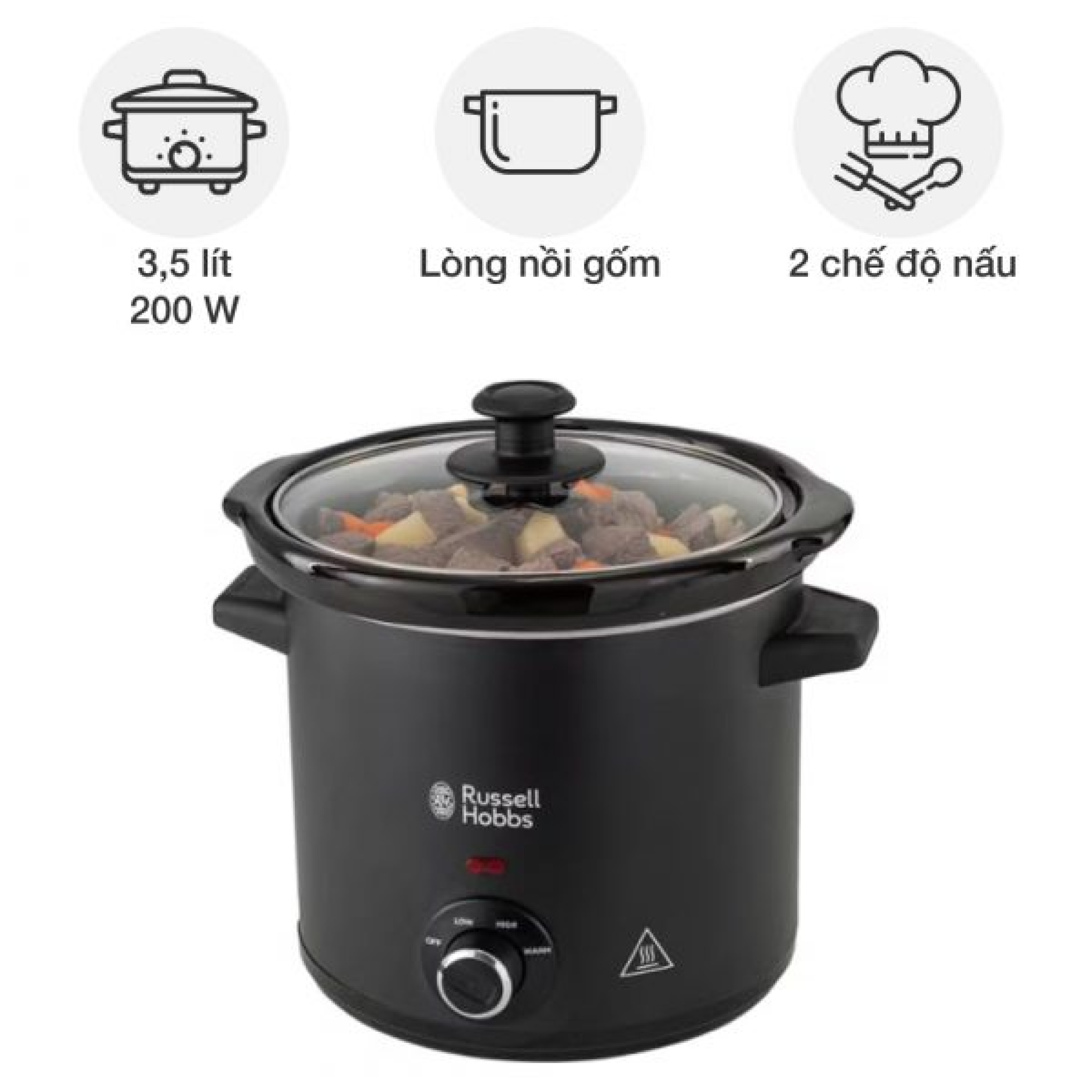 Nồi nấu chậm Russell Hobbs 3,5 lít 24180-56 Chalkboard