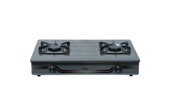 Bếp gas dương Rinnai RV-370(GM)N 702mm 2 lò nấu, mặt thép phủ men