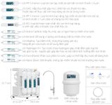  Máy lọc nước RO Hydrogen Sunhouse SHA8201KV 10 lõi 