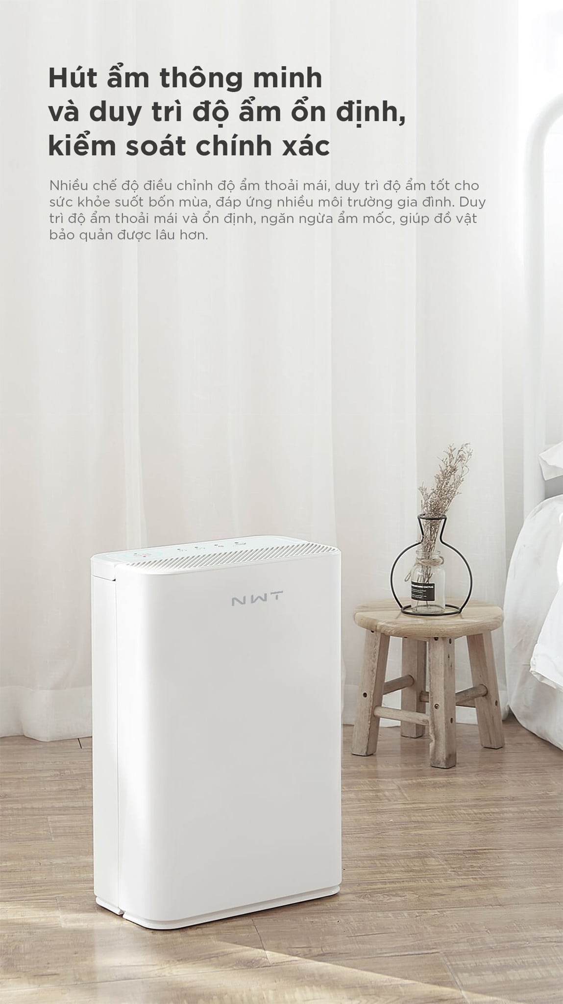 Máy hút ẩm NWT 12L – ảnh 4