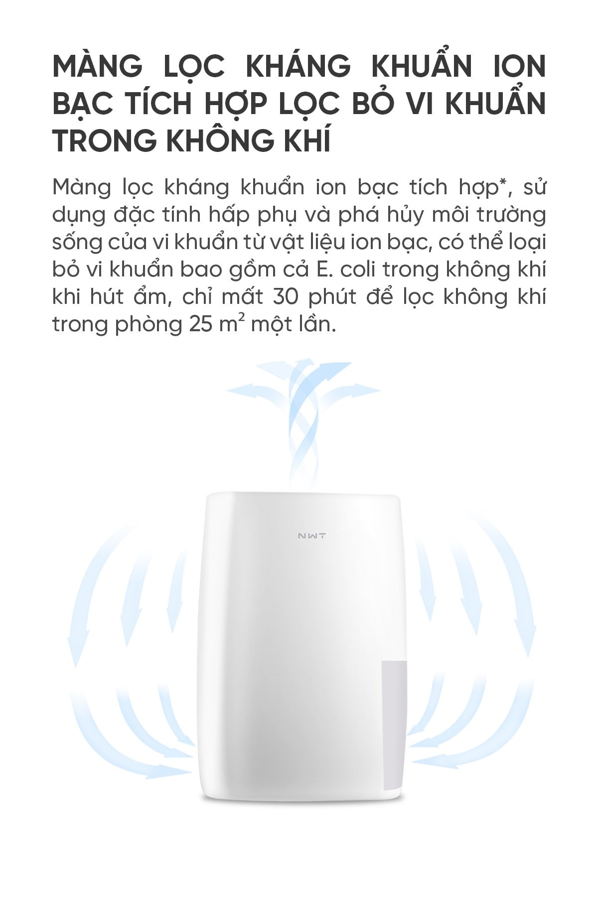 Máy hút ẩm NWT 18L – ảnh 8