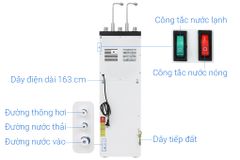 Máy lọc nước RO nóng nguội lạnh Hydrogen Hòa Phát HPN639 12 lõi ảnh 4